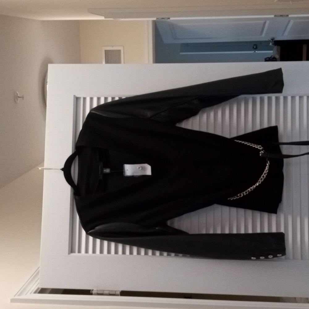 Black jacket matching pants